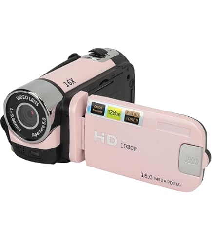 Besteker Video Camcorder, Portable HD 1080p IR Night Vision with